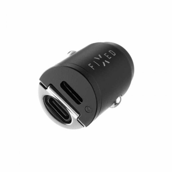 Fixed Billaddare Car Charger Dual USB-C 30W