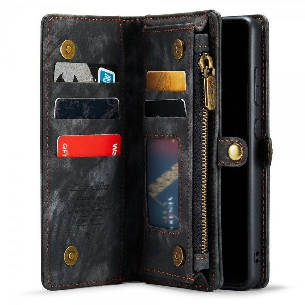 CaseMe Samsung Galaxy S22 Fodral 008 Series Löstagbart Skal Svart
