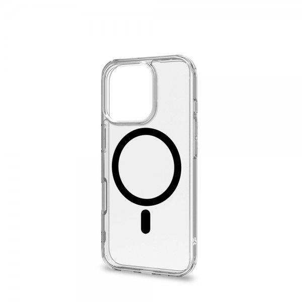 Celly iPhone 16 Pro Max Skal GELSKINMAG Transparent Svart