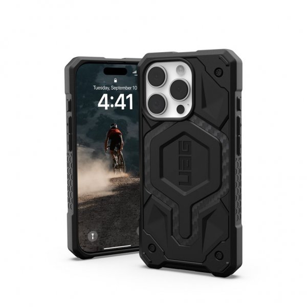 Urban Armor Gear (UAG) iPhone 16 Pro Skal Monarch Pro MagSafe Carbon Fiber