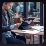 Nillkin Samsung Galaxy Tab S9 Plus/S10 Plus Fodral Bumper Leather Case Pro Svart