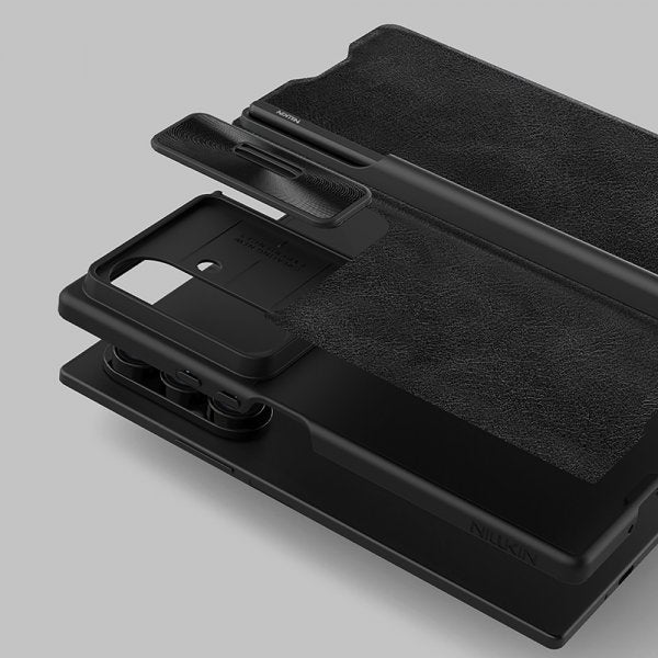Nillkin Samsung Galaxy Z Fold 7 Fodral Qin Pro Leather Svart