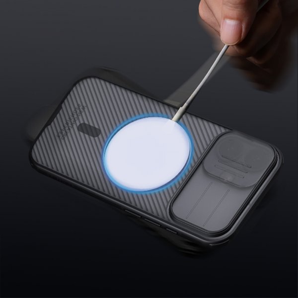 Nillkin iPhone 17 Skal CamShield Pro MagSafe Transparent Svart