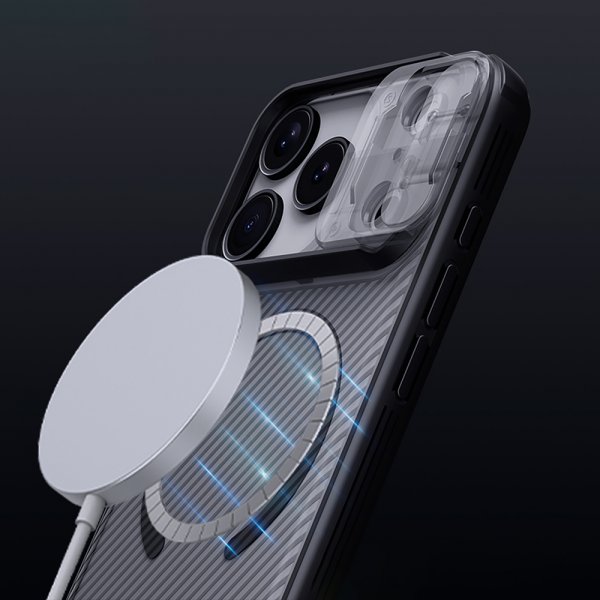 Nillkin iPhone 17 Pro Skal CamShield Pro MagSafe Transparent Svart