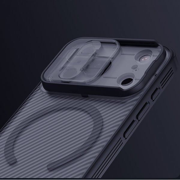 Nillkin iPhone 17 Pro Skal CamShield Pro MagSafe Transparent Svart