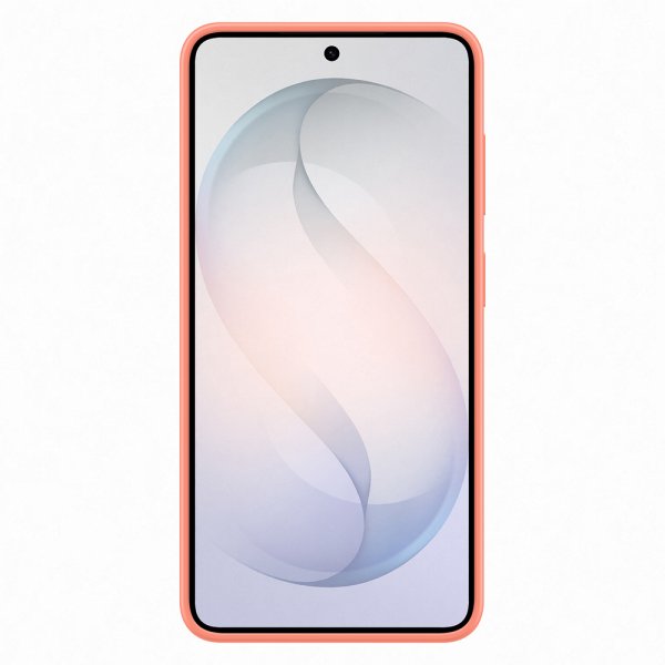 Samsung Original Galaxy S26 Skal Silicone Magnet Case Coral Red