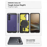 Spigen Samsung Galaxy S26 Skal Tough Armor MagFit Ash Violet