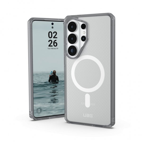 Urban Armor Gear (UAG) Samsung Galaxy S26 Ultra Skal Dot MagSafe True Clear Ice/Ash