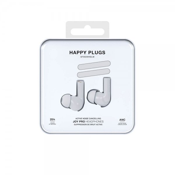Happy Plugs Hörlurar Joy Pro In-Ear ANC Vit