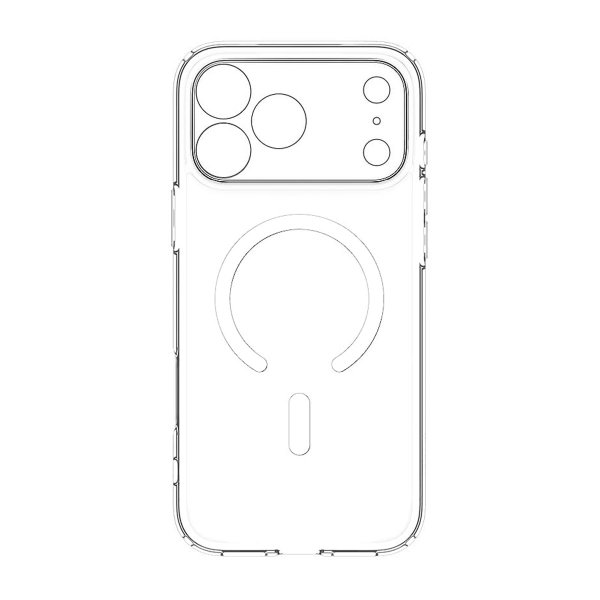 Rvelon iPhone 17 Pro Skal Kamerasarg MagSafe Transparent