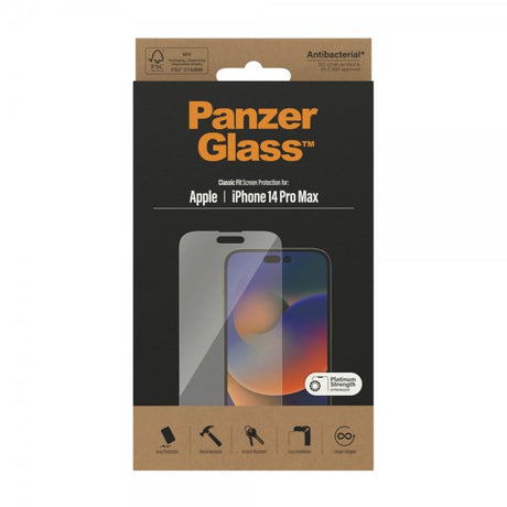 PanzerGlass iPhone 14 Pro Max Skärmskydd Classic Fit
