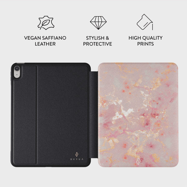Burga iPad 10.9 (gen 10)/iPad 11 (A16) Fodral Folio Golden Coral