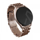 Burga Samsung Galaxy Watch 20mm Armband Metal Roseguld