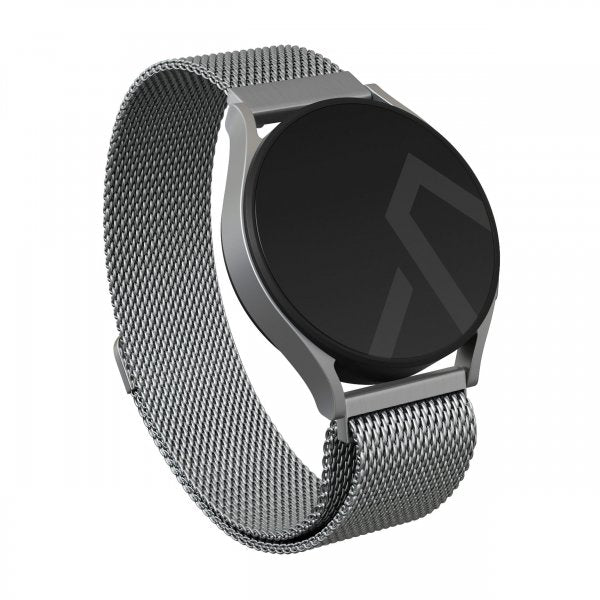 Burga Samsung Galaxy Watch 20mm Armband Metal Mesh Silver