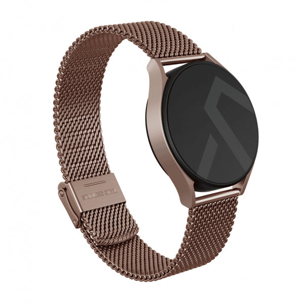 Burga Samsung Galaxy Watch 20mm Armband Mesh Elegance Roseguld