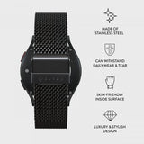 Burga Samsung Galaxy Watch 22mm Armband Mesh Elegance Svart