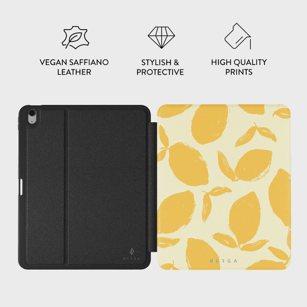 Burga iPad Air 11 (M2/M3/M4) Fodral Folio Lemon Tart