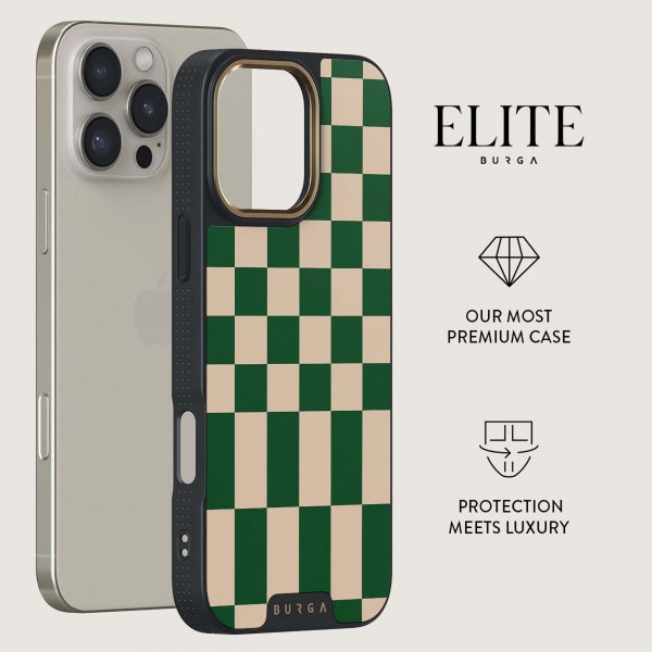Burga iPhone 16 Pro Max Skal Elite Dark MagSafe Ivy League