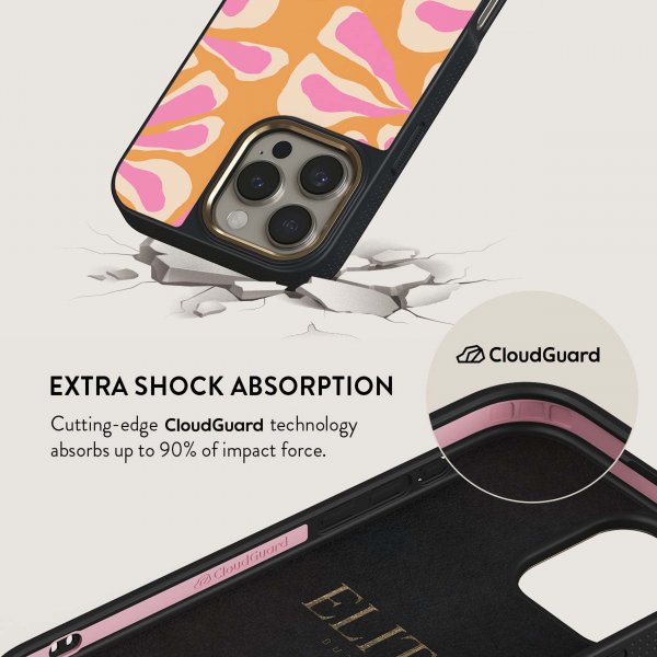 Burga iPhone 15 Pro Max Skal Elite Dark MagSafe Aloha