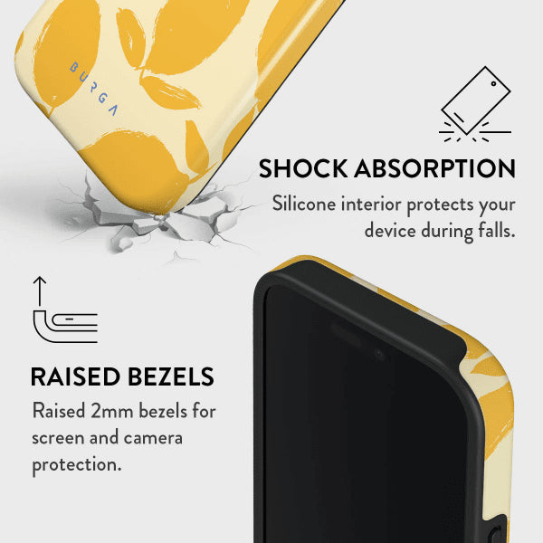 Burga iPhone 15 Plus Skal Tough MagSafe Lemon Tart