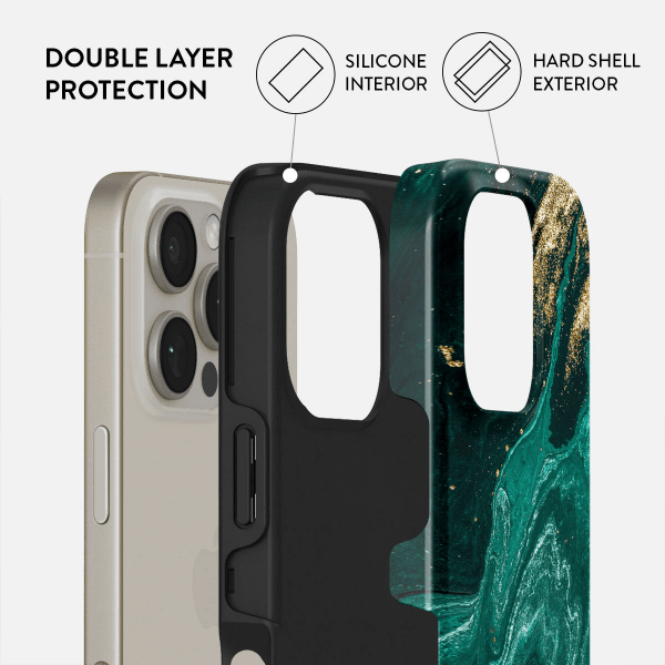 Burga iPhone 14 Skal Tough MagSafe Emerald Pool