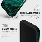 Burga iPhone 16 Plus Skal Tough MagSafe Emerald Pool