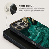Burga iPhone 14 Skal Elite Dark MagSafe Emerald Pool