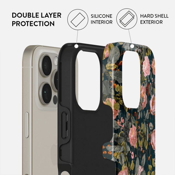 Burga iPhone 16 Pro Skal Tough MagSafe Bloomy Garden