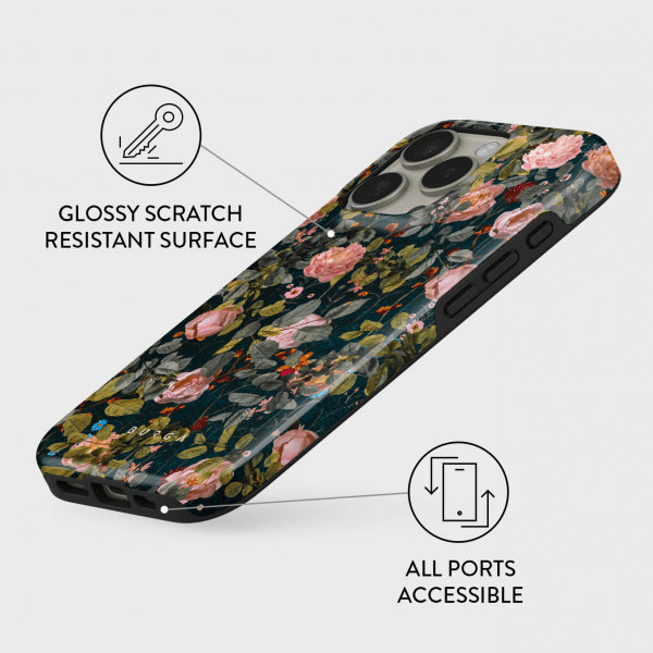 Burga iPhone 16 Skal Tough MagSafe Bloomy Garden