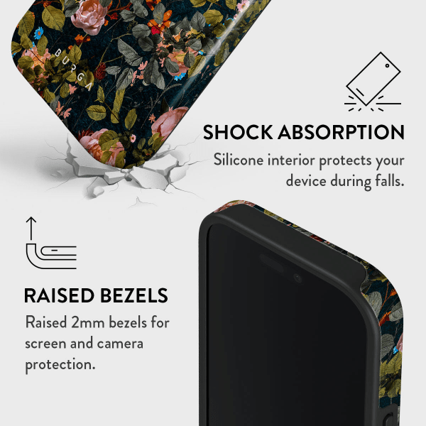 Burga iPhone 16 Pro Skal Tough MagSafe Bloomy Garden