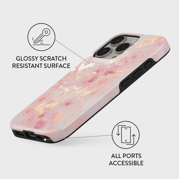 Burga iPhone 16 Skal Tough Golden Coral