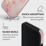 Burga iPhone 14 Skal Tough Golden Coral