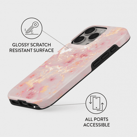 Burga iPhone 15 Skal Tough MagSafe Golden Coral