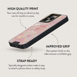 Burga iPhone 15 Skal Elite Dark MagSafe Golden Coral
