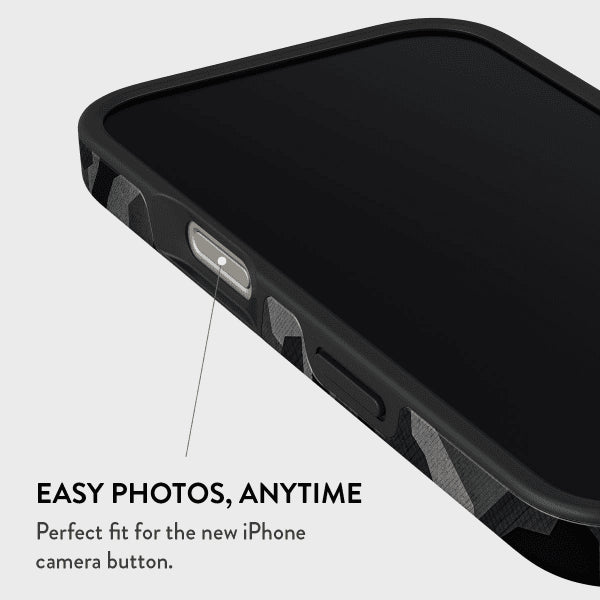 Burga iPhone 15 Pro Max Skal Tough MagSafe Night Black Camo
