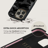 Burga iPhone 15 Pro Max Skal Elite Dark MagSafe Night Black Camo