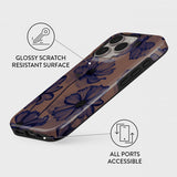 Burga iPhone 14 Skal Tough Velvet Night