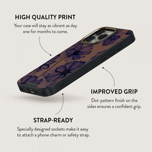 Burga iPhone 15 Pro Skal Elite Dark MagSafe Velvet Night