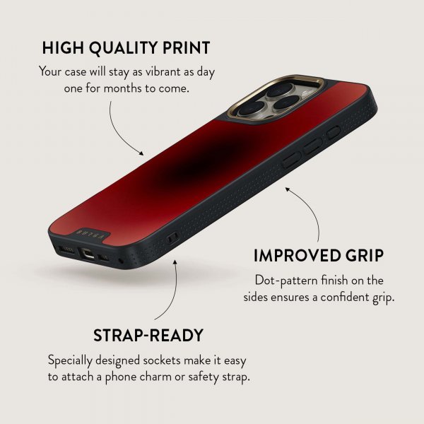 Burga iPhone 14 Skal Elite Dark MagSafe No Talking