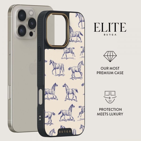Burga iPhone 16 Plus Skal Elite Dark MagSafe Derby Race