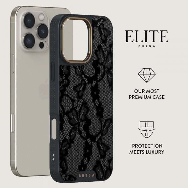 Burga iPhone 16 Pro Max Skal Elite Dark MagSafe Magnetic
