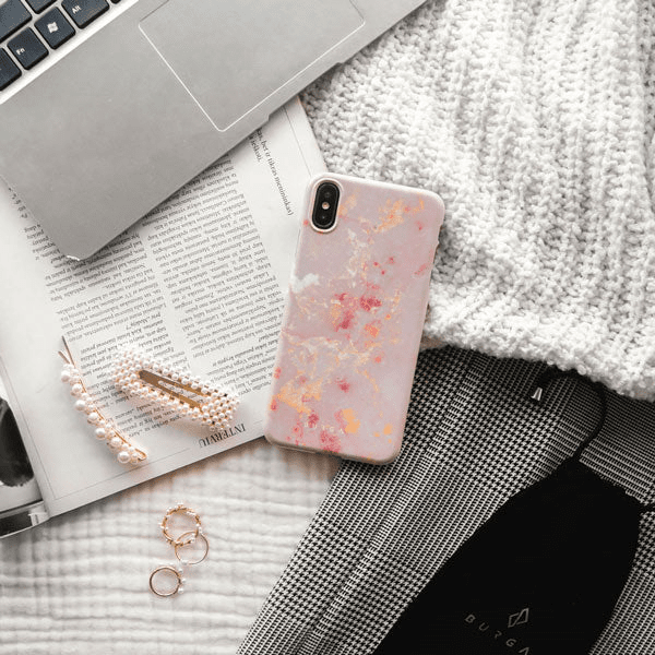 Burga Samsung Galaxy S25 Plus Skal Tough Golden Coral