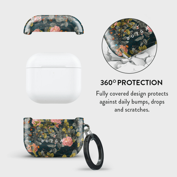 Burga AirPods 4 Skal Design Bloomy Garden