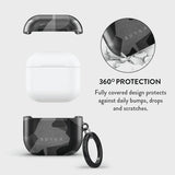 Burga AirPods 4 Skal Design Night Black Camo