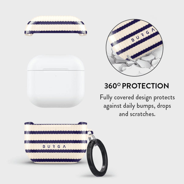 Burga AirPods 4 Skal Design Old Money