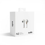 Sudio Hörlurar In-Ear N2 True Wireless Vit