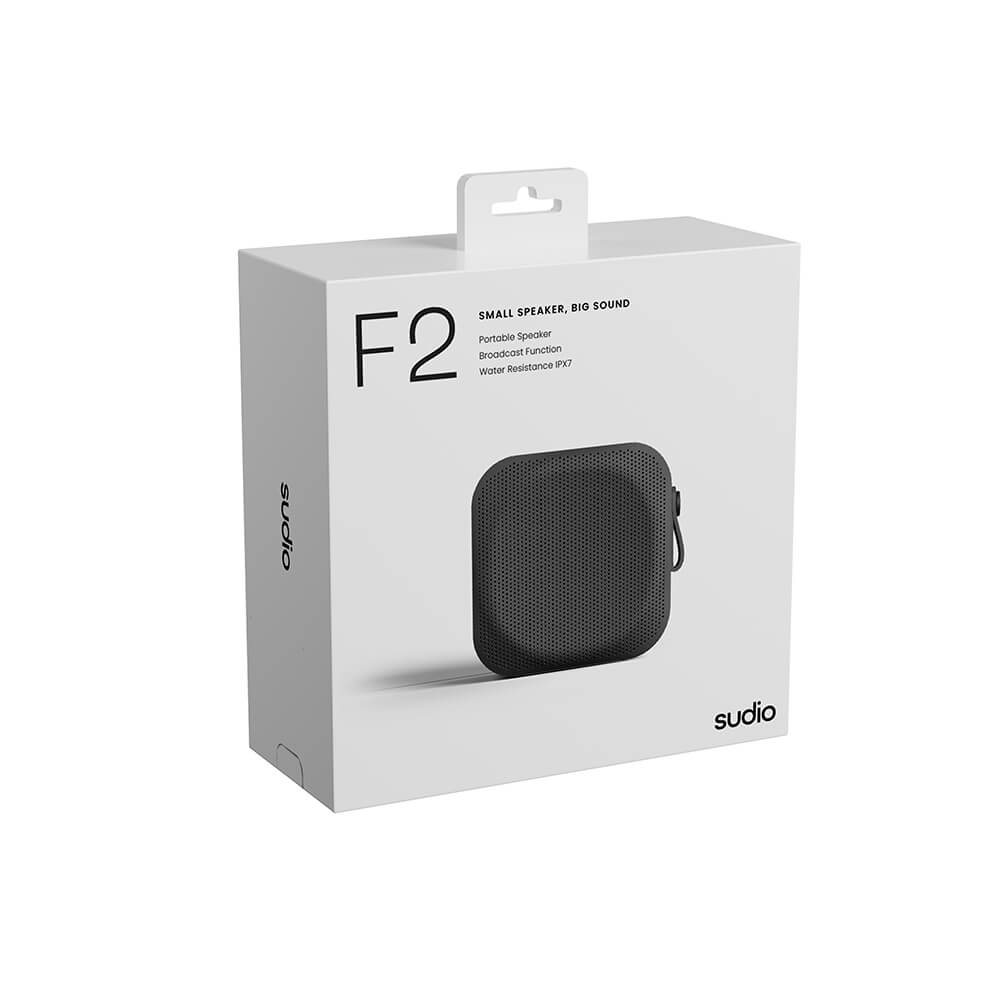Sudio Trådlös Högtalare F2 20W IPX7 Svart