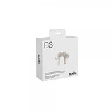 Sudio Hörlurar E3 True Wireless ANC Vit