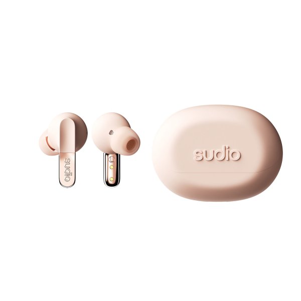 Sudio Trådlösa Hörlurar N3 Pro ANC Rose Pink