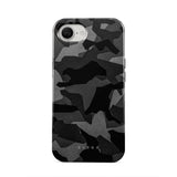 Burga iPhone 16e/iPhone 17e Skal Tough Night Black Camo
